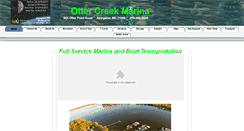 Desktop Screenshot of ottercreekmarina.com